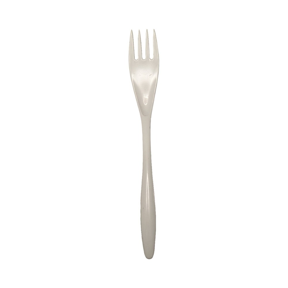 Vintage Hutzler Melamine‎ Salad Fork White No. 530 Made in Thailand 12"
